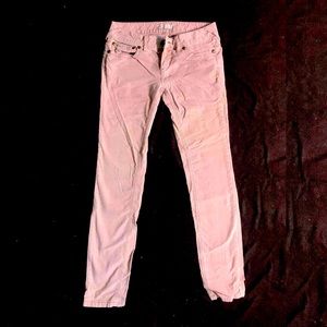 Straight leg corduroy pants